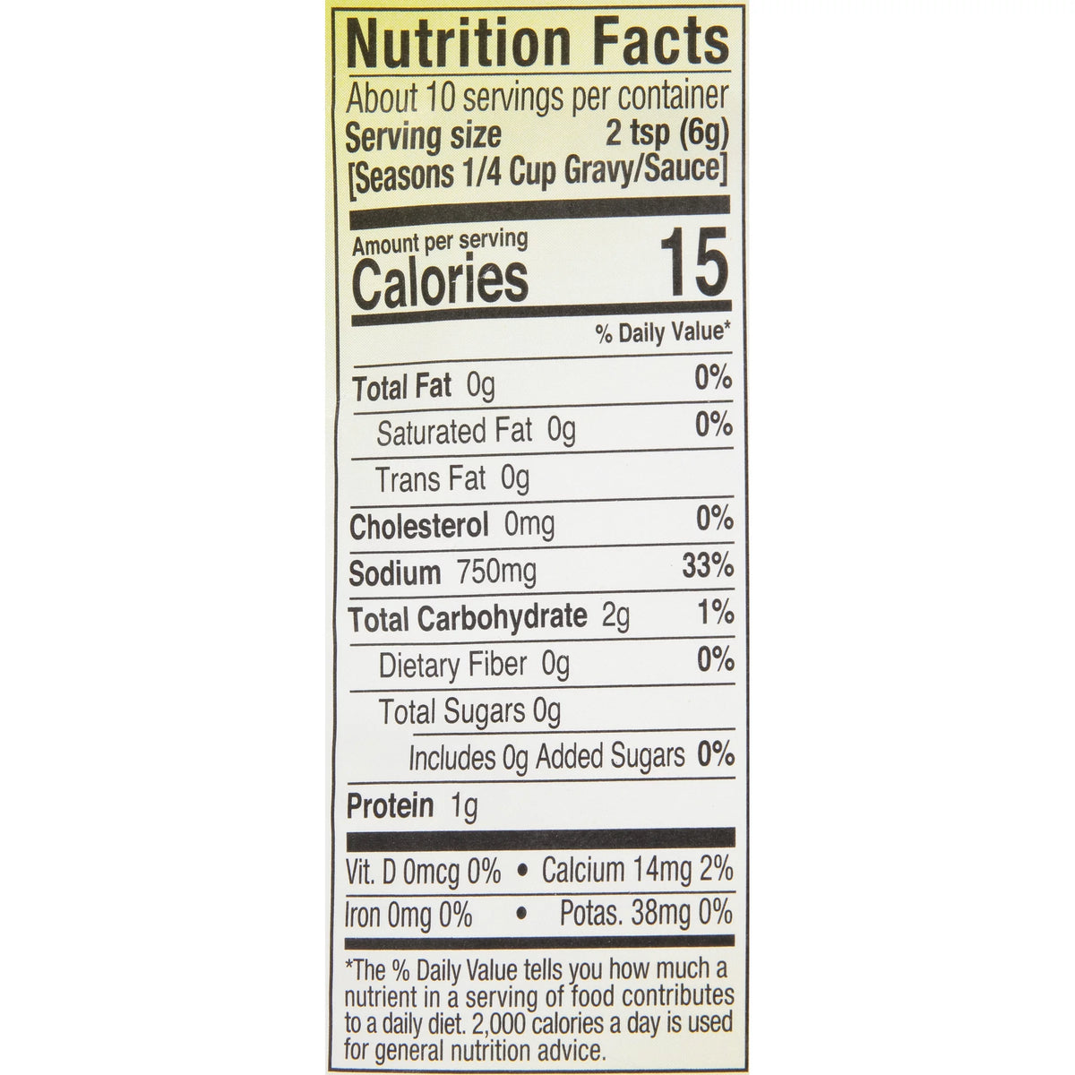 Italian Beef Seasoning 2.1 oz Packet F9064