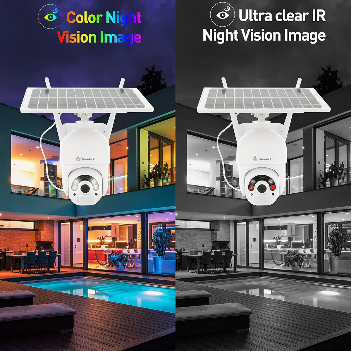 Solar Wireless Full HD Security Camera with Night Vision V397