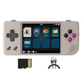 Handheld Game Console Retro 2.83-inch Screen Video Game Player 64G TF Card 3100mAh Battery Black Transparent A858486