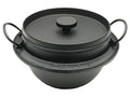 Black Japanese Cast Iron Rice Cooker K1979