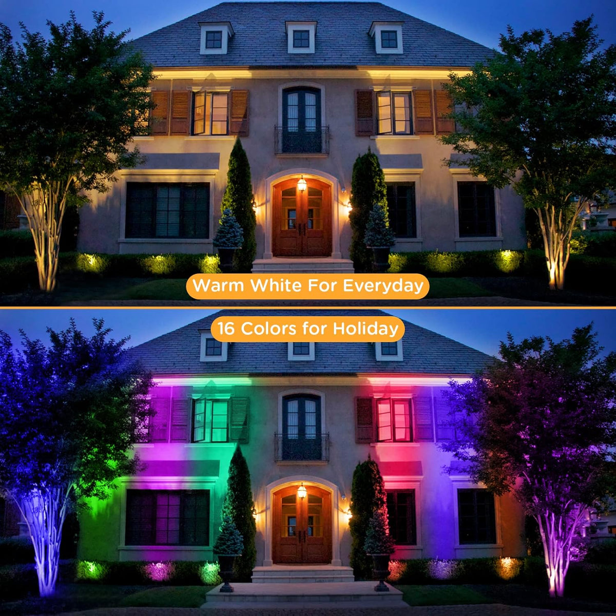 10W RGBW LED Landscape Lights IP67 Waterproof 10 Pack Z611197