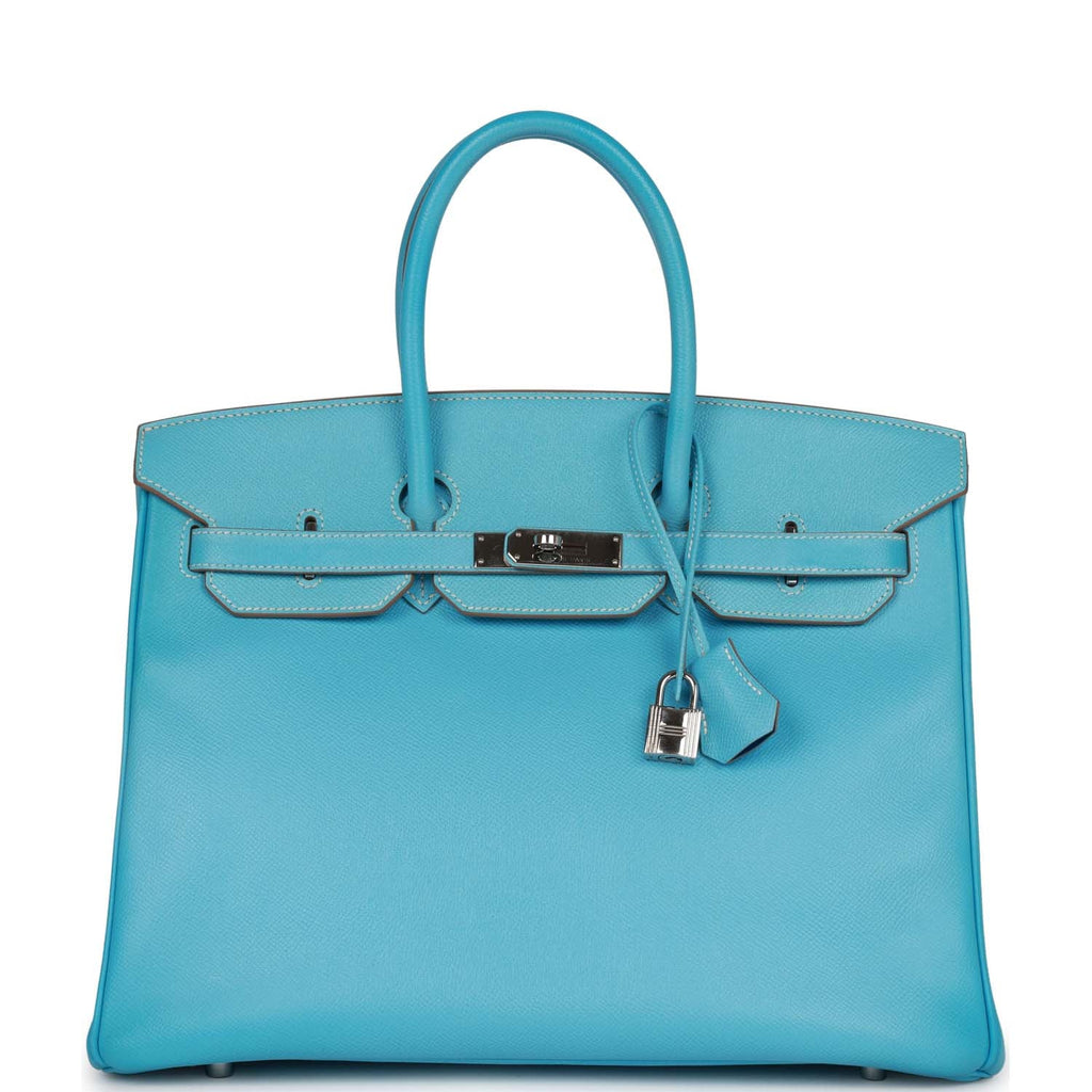 Pre-owned 35 Celeste Epsom Leather Handbag I3433
