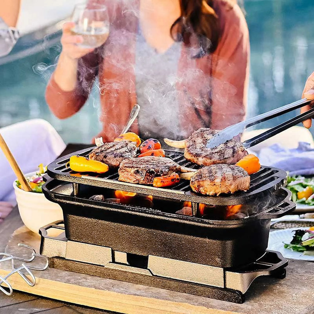 Cast Iron Charcoal Grill O204719