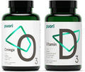 Omega 3 Fish Oil and Vitamin D3 Supplement Bundle Capsules Z636