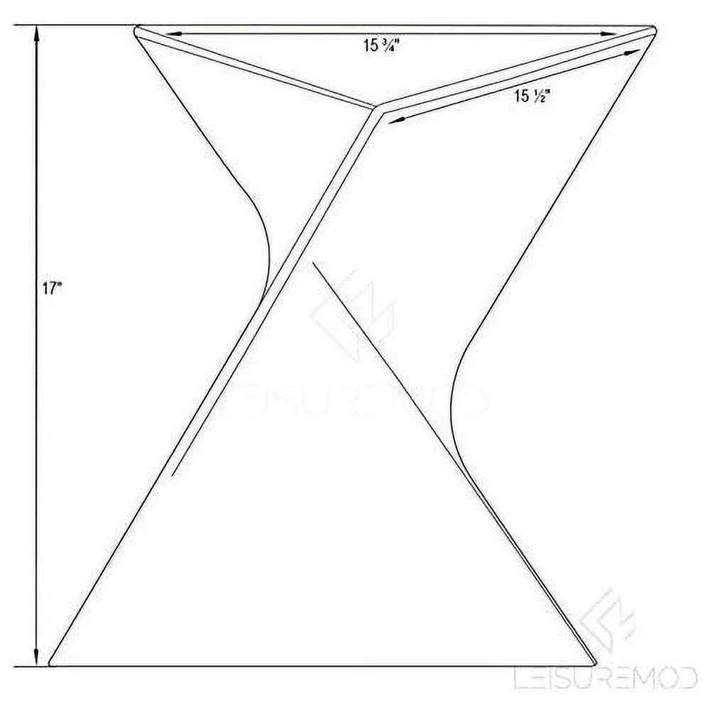Plastic Triangle End Table Set Of 2 T24095