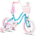 14 Inch Kids Bike with Training Wheels & Basket Y2663