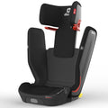 High Back Booster Car Seat with Expandable Height and Width, Compact Fold, Black K342