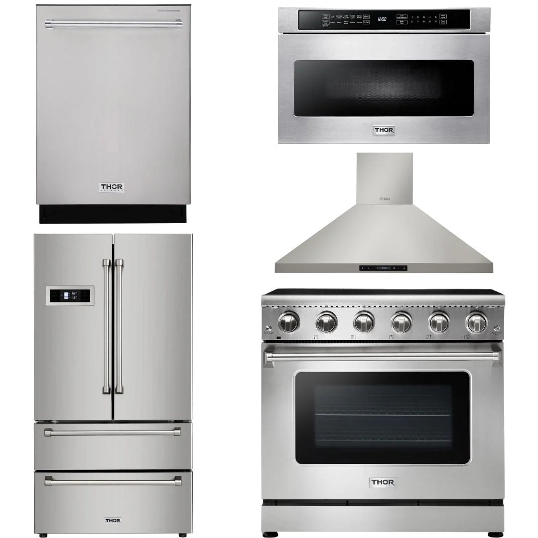 36 in. Electric Range 5 Piece Bundle H429525