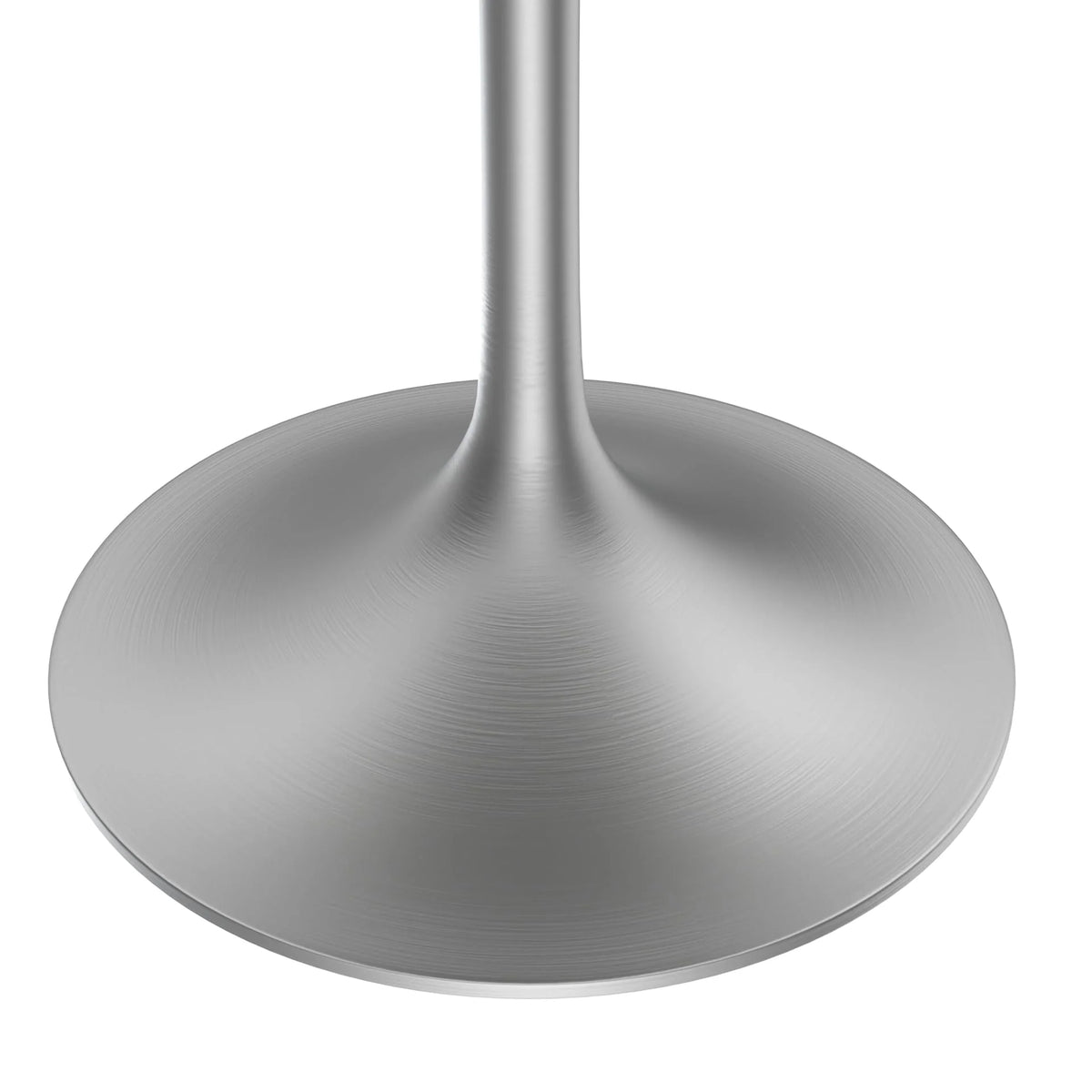 36" Round Sintered Stone Dining Table with Stainless Steel Pedestal Base P290751