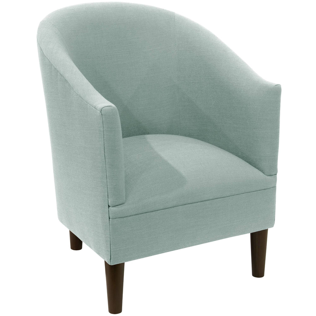 Upholstered Tub Chair Linen Seaglass F106109