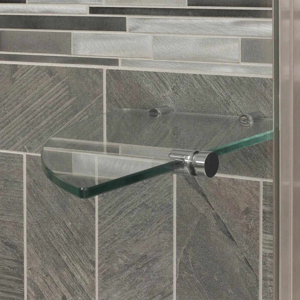 Brushed Nickel Pivot Swing-Out Shower Door T5053
