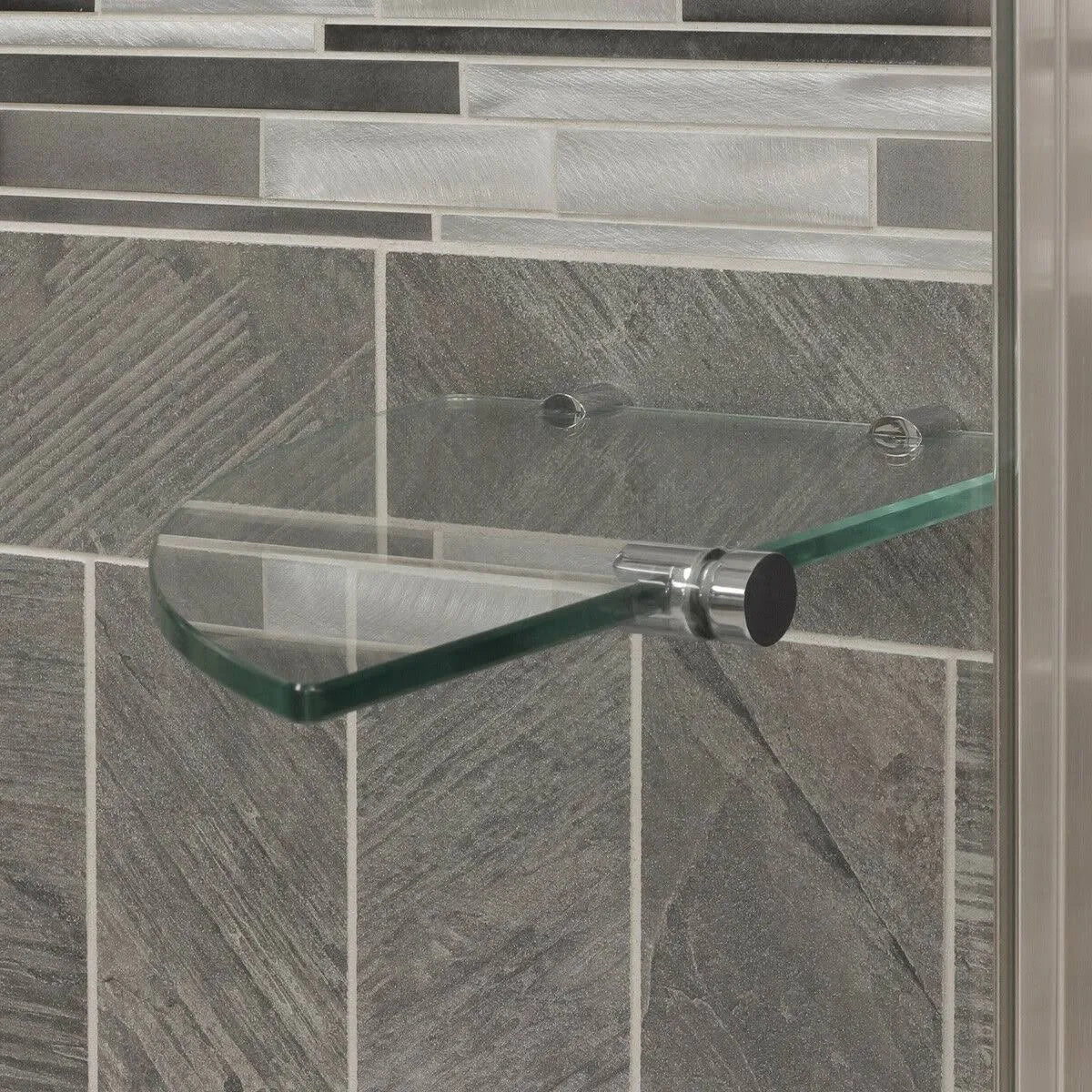 Brushed Nickel Pivot Swing-Out Shower Door T5053
