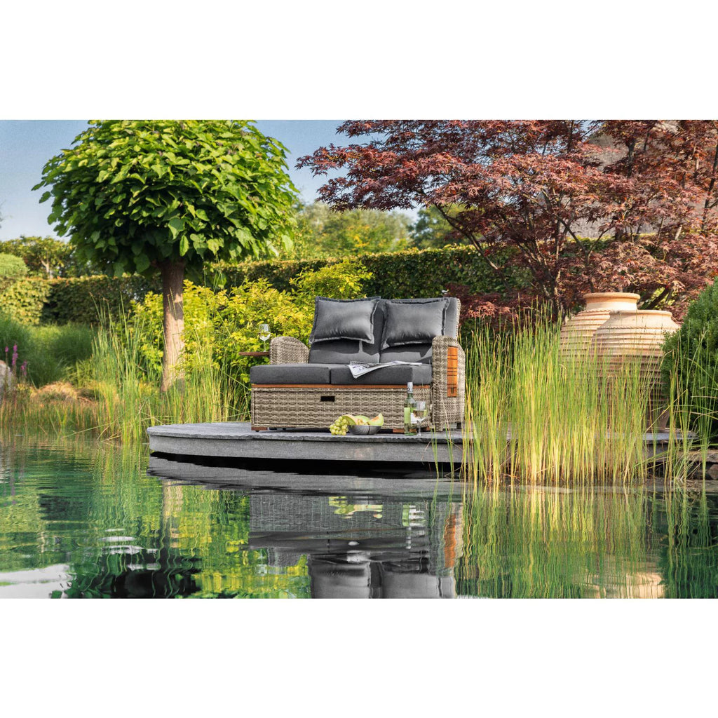 Solid Teak Wood Outdoor Modular Daybed M9873