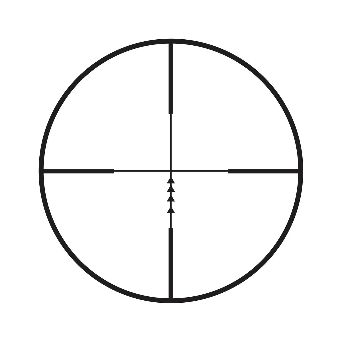 6-20x50mm Black Riflescope with Illuminated Reticle C553176