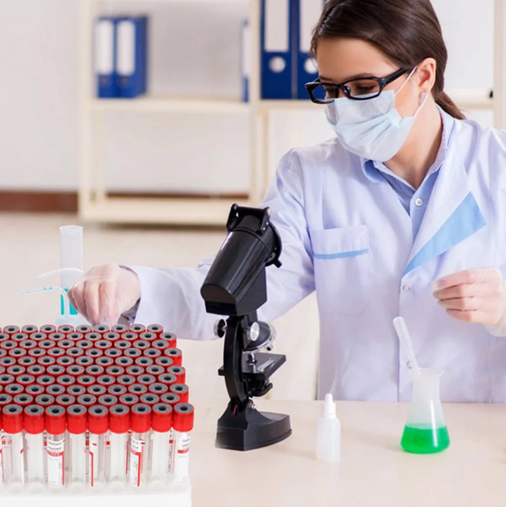 100PCS 500ML Sterile Glass Vacuum Blood Collection Tubes V73847