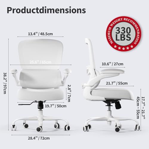 Beige Ergonomic Mesh Office Chair V921062