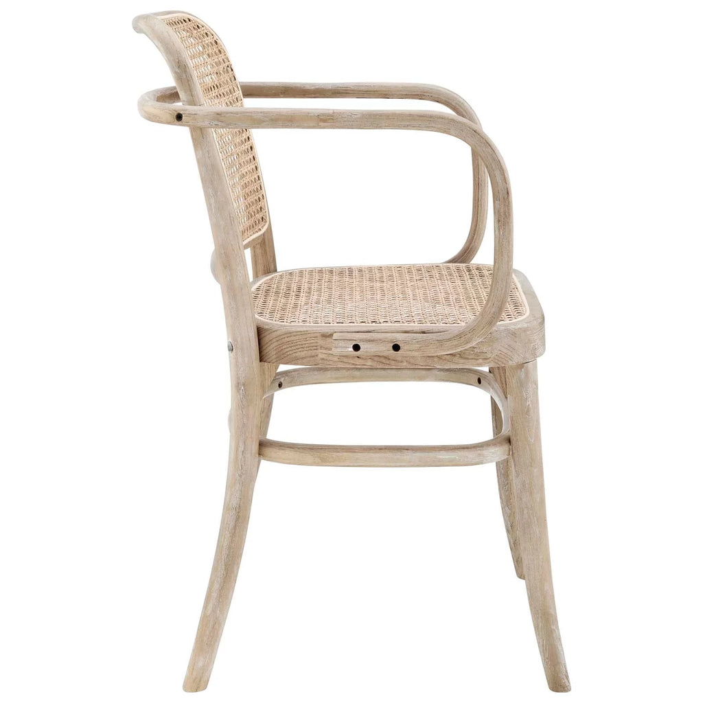 Cane Rattan Wicker Wooden Dining Chair W630161