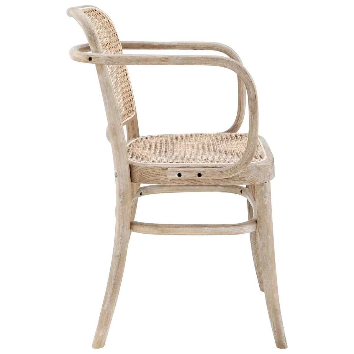 Cane Rattan Wicker Wooden Dining Chair W630161