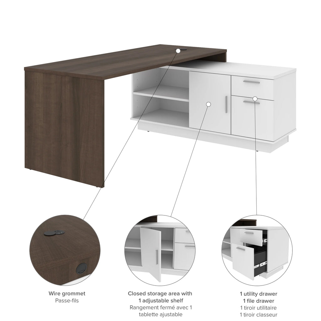 L-Shaped Desk B153