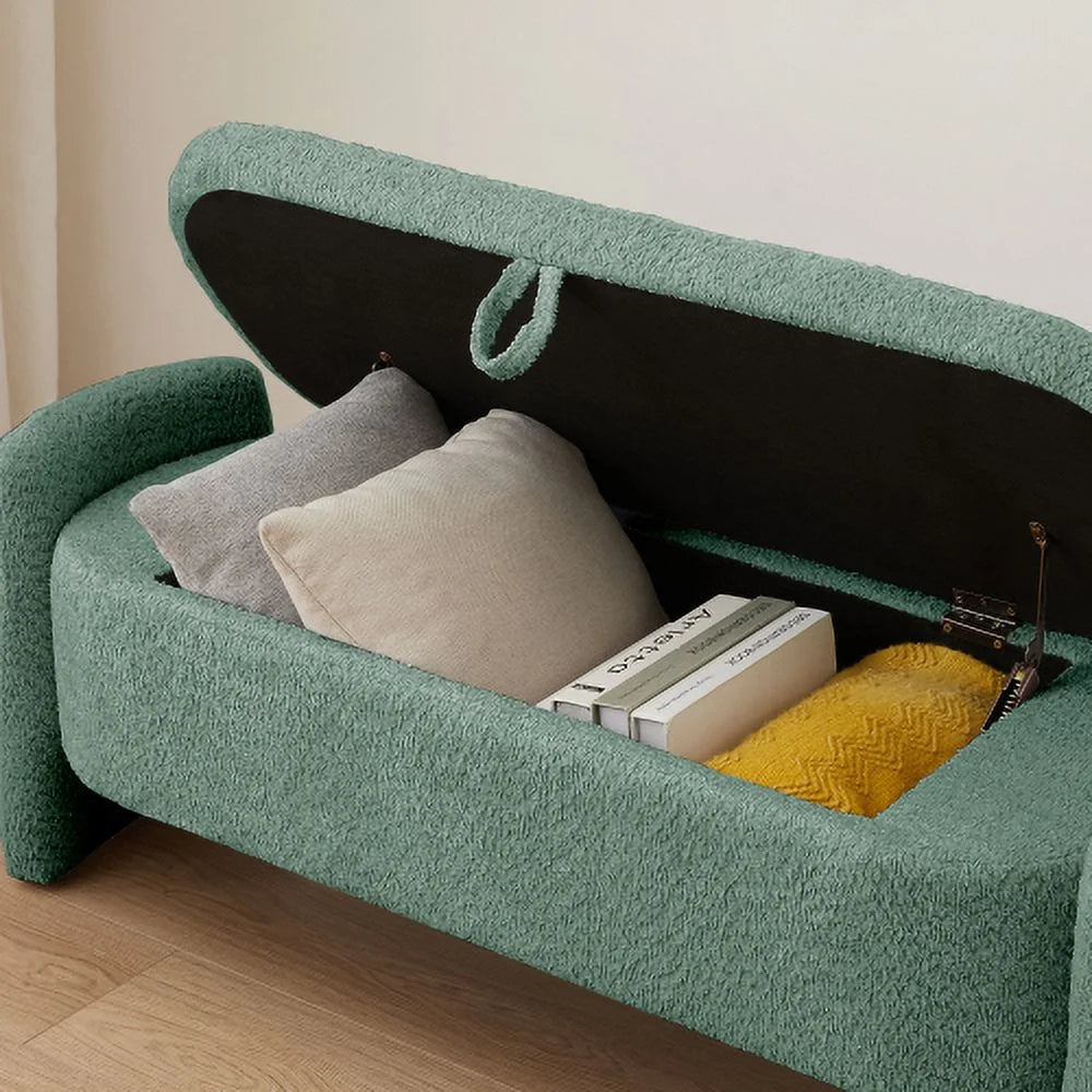 Oval Storage Bench with Large Storage Space D372