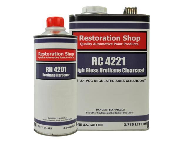 Yellow Urethane Basecoat Clearcoat Auto Paint Medium Gallon Kit H96212