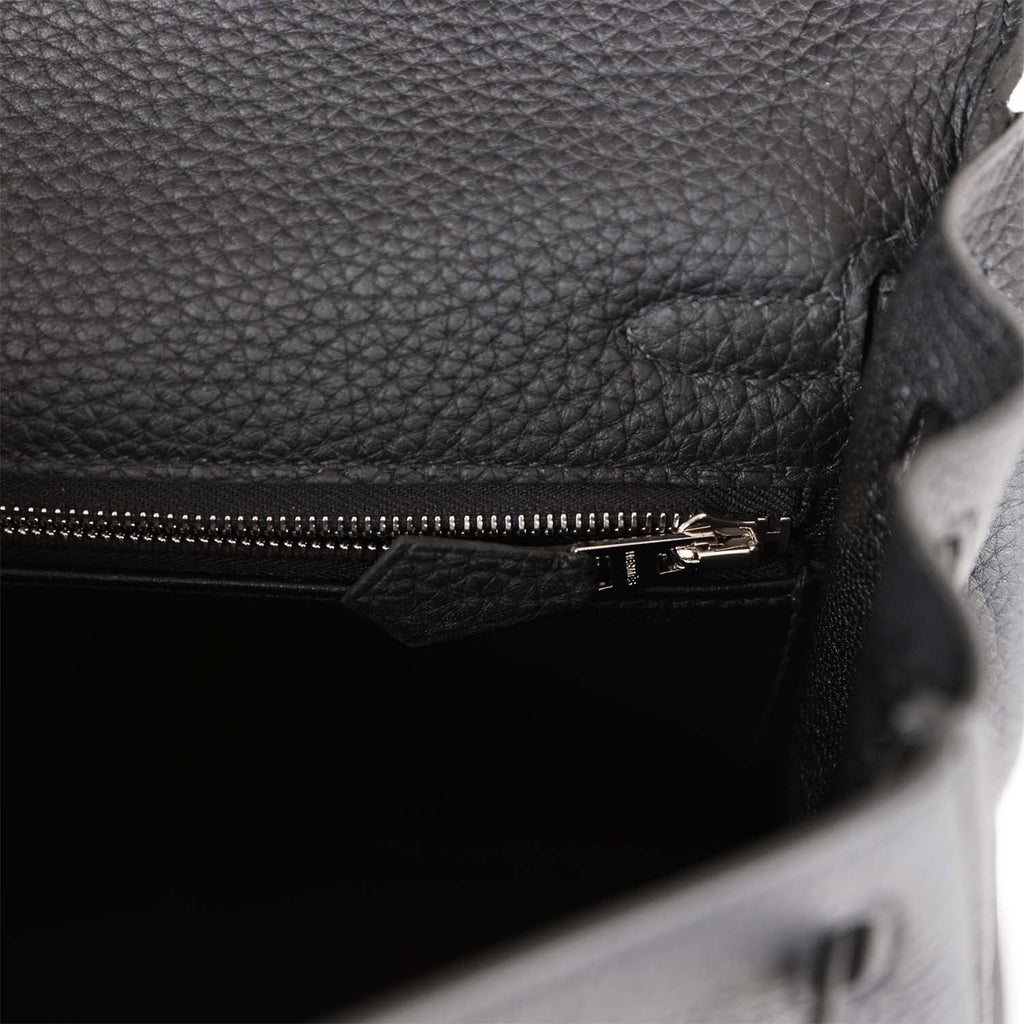 Black Togo Leather Bag C3159