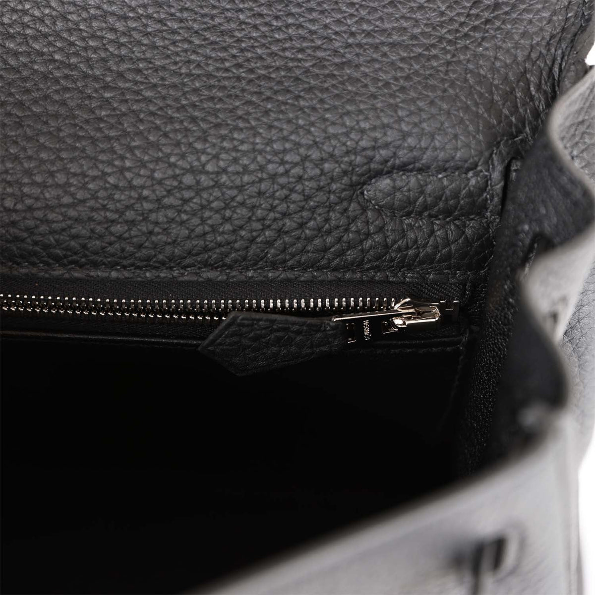 Black Togo Leather Bag C3159