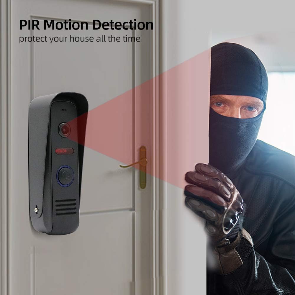 Wired Video Doorbell Intercom System with Camera J777426