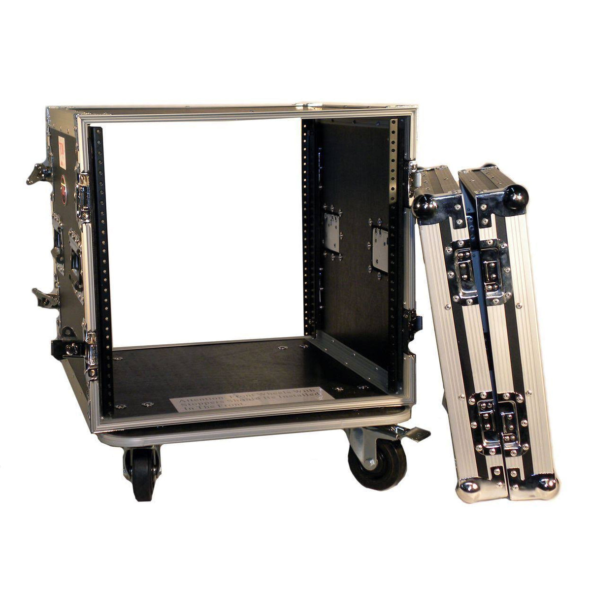 10U Amp Rack Mount Flight Case with Casters Y758688
