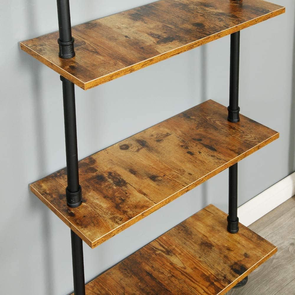 6 Tier Gold Bookshelf Z4785