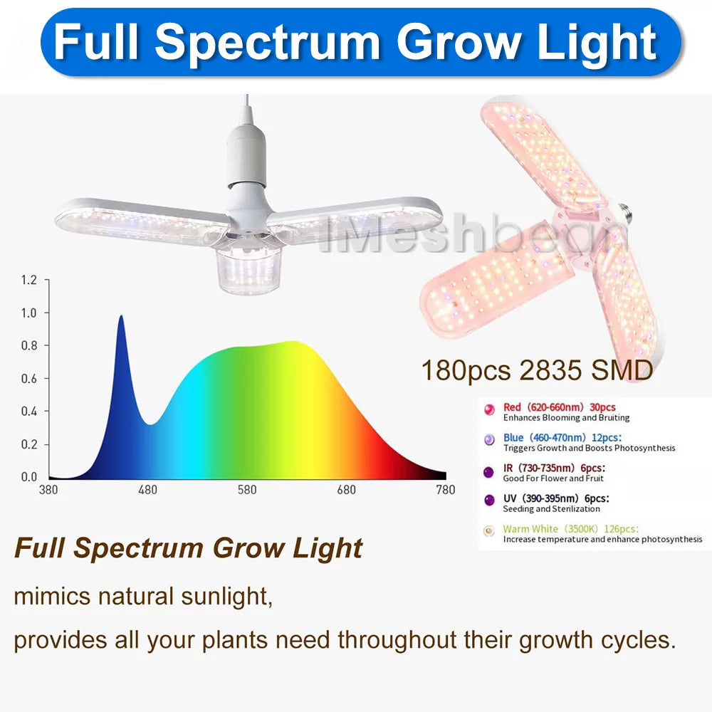 48"x48"x80" Complete Grow Tent Kit with LED Grow Light D923861
