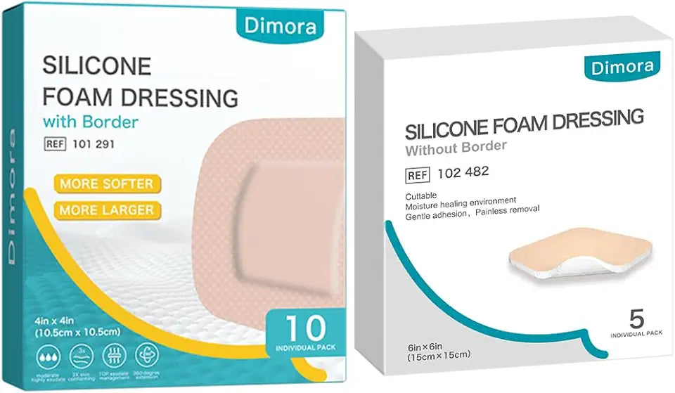 Silicone Foam Dressing 4"x4" G3251