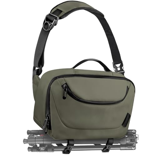 Waterproof Camera Sling Bag with Tripod Holder A527