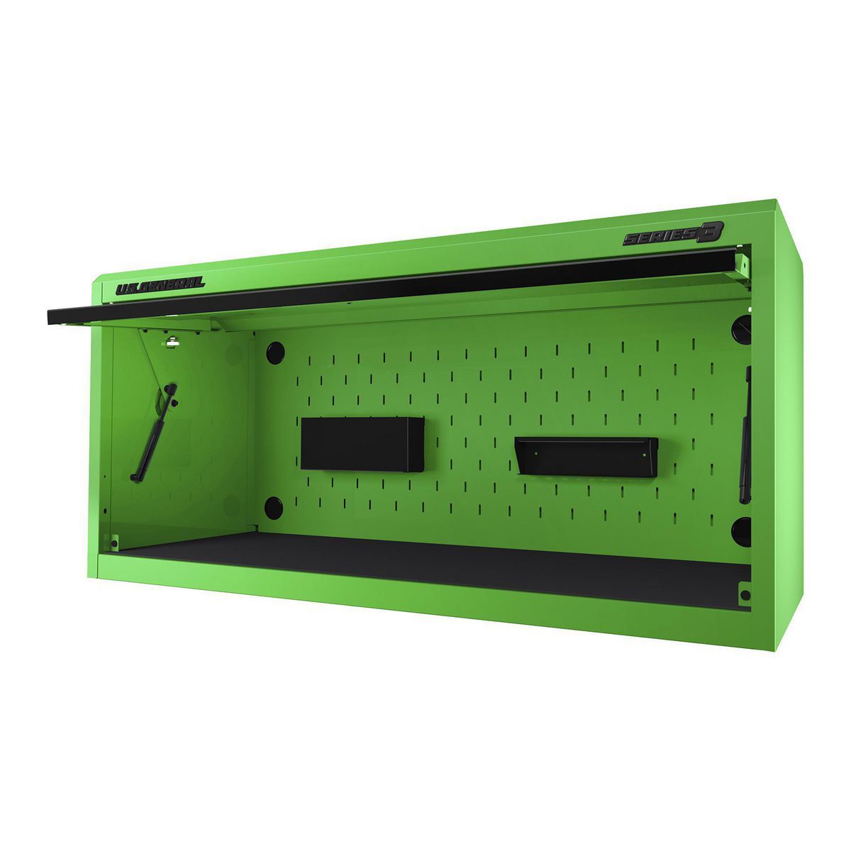 56 in. x 22 in. Blue Work Center Hutch Q498