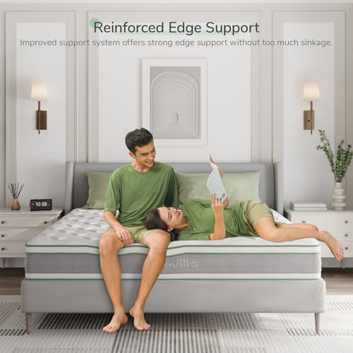 King Size 14 Inch Gel Memory Foam Hybrid Mattress T2610