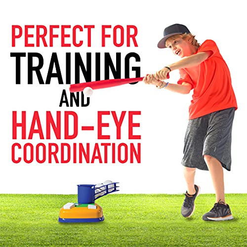 Kids Teeball Batting Tee and Pitching Machine K170973