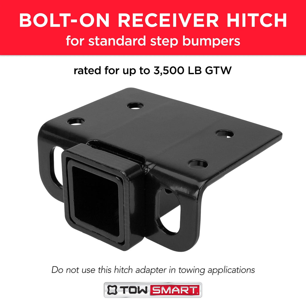 Class II Step Bumper Receiver Hitch 2 Receiver Opening, Black K246