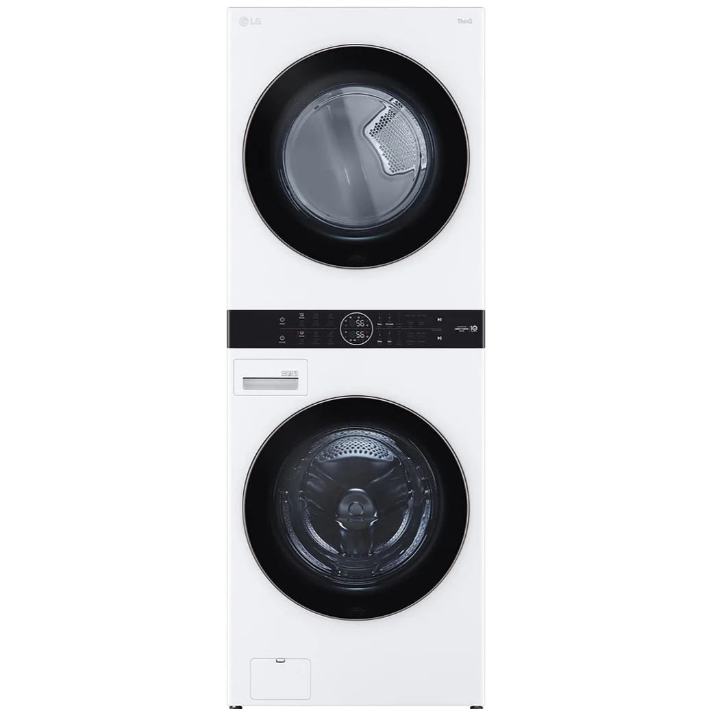 White Front Load Washtower 5.2 Cu. Ft. Washer 7.4 Cu. Ft. Electric Dryer O88401