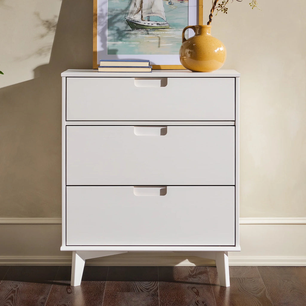 3 Drawer Solid Wood Walnut Dresser Z60354