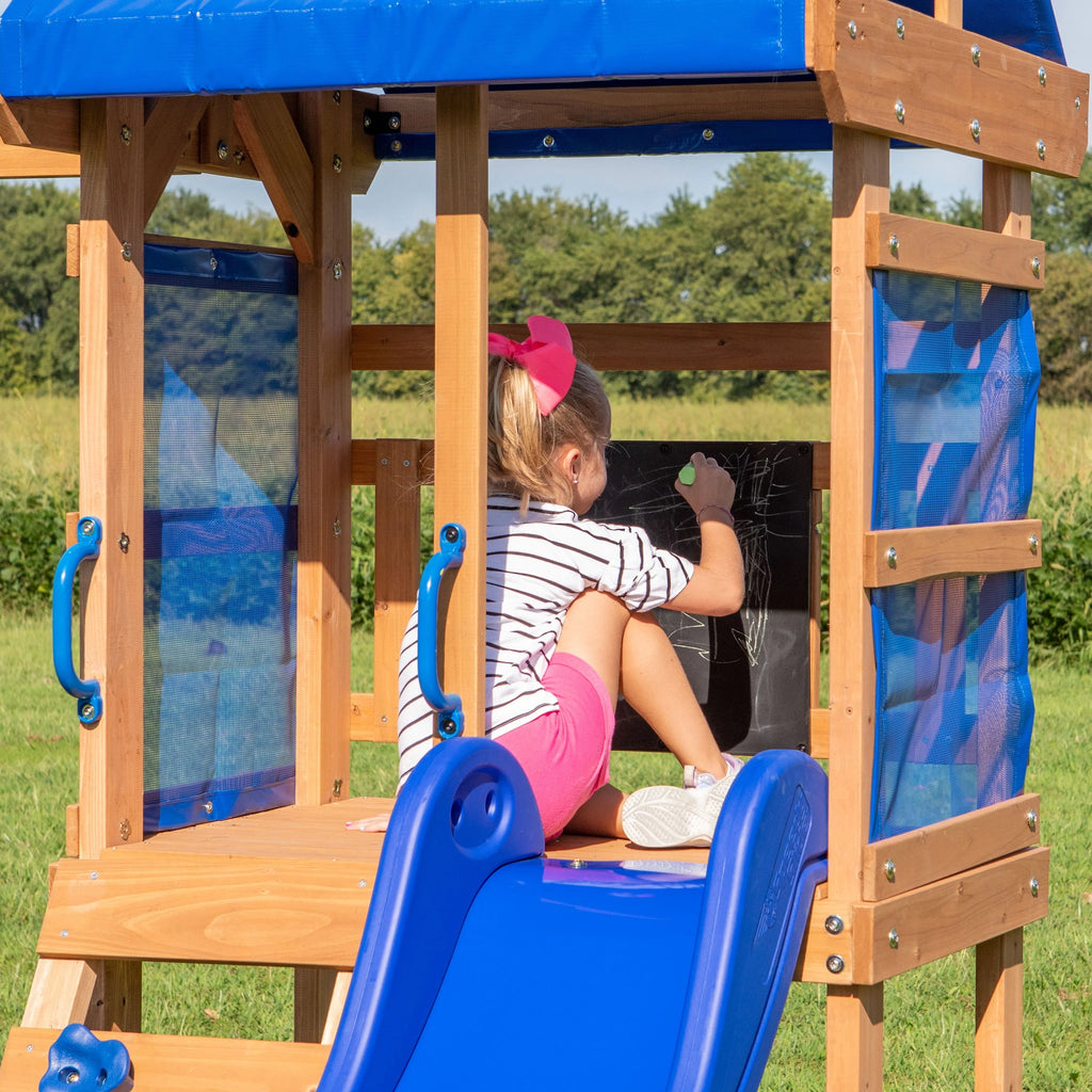 Wooden Cedar Swing Set A3139