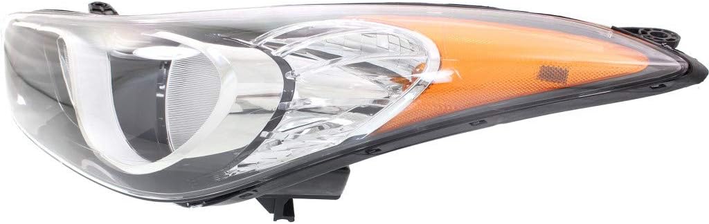 Hyundai Elantra Headlight Assembly 2011 2012 2013 Driver and Passenger Side Pair Set Halogen Sedan B7972