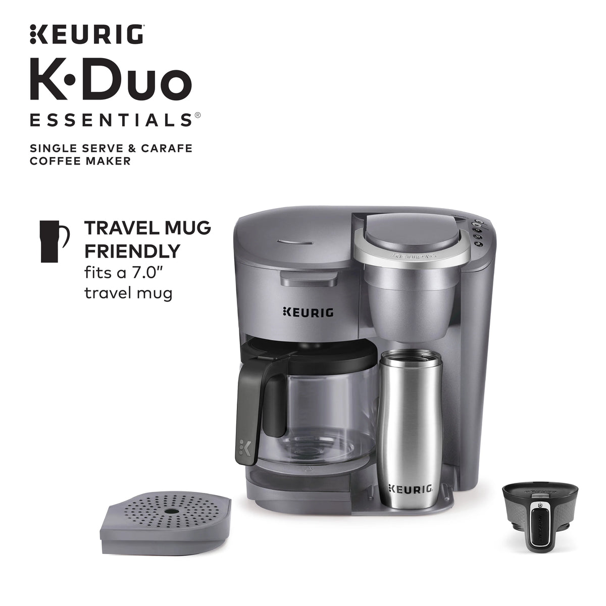 Black Single-Serve K-Cup Pod Coffee Maker H23590