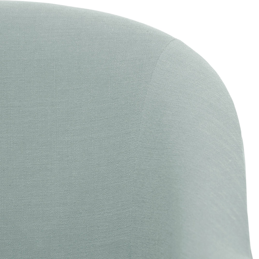 Upholstered Tub Chair Linen Seaglass F106109