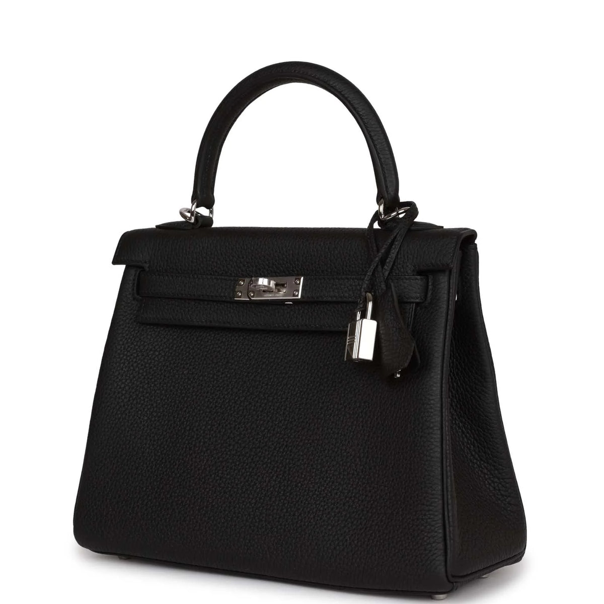 Black Togo Leather Bag C3159