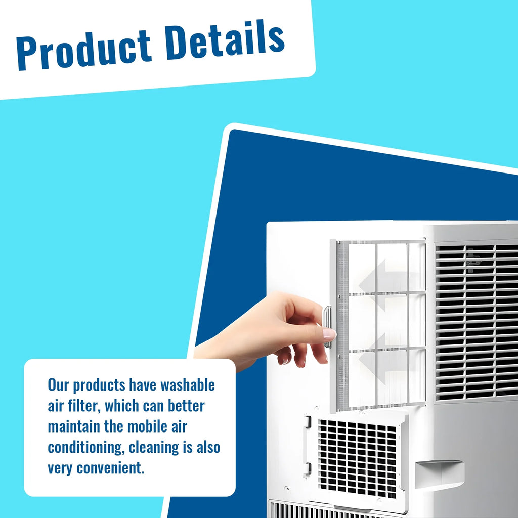 Compact 8000 BTU 3-in-1 Air Conditioner A2966