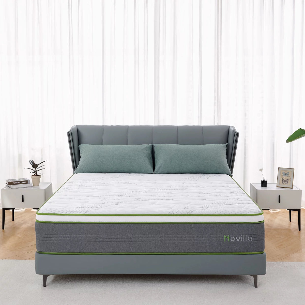 10" Memory Foam Pocket Spring Hybrid Mattress California King Size C508