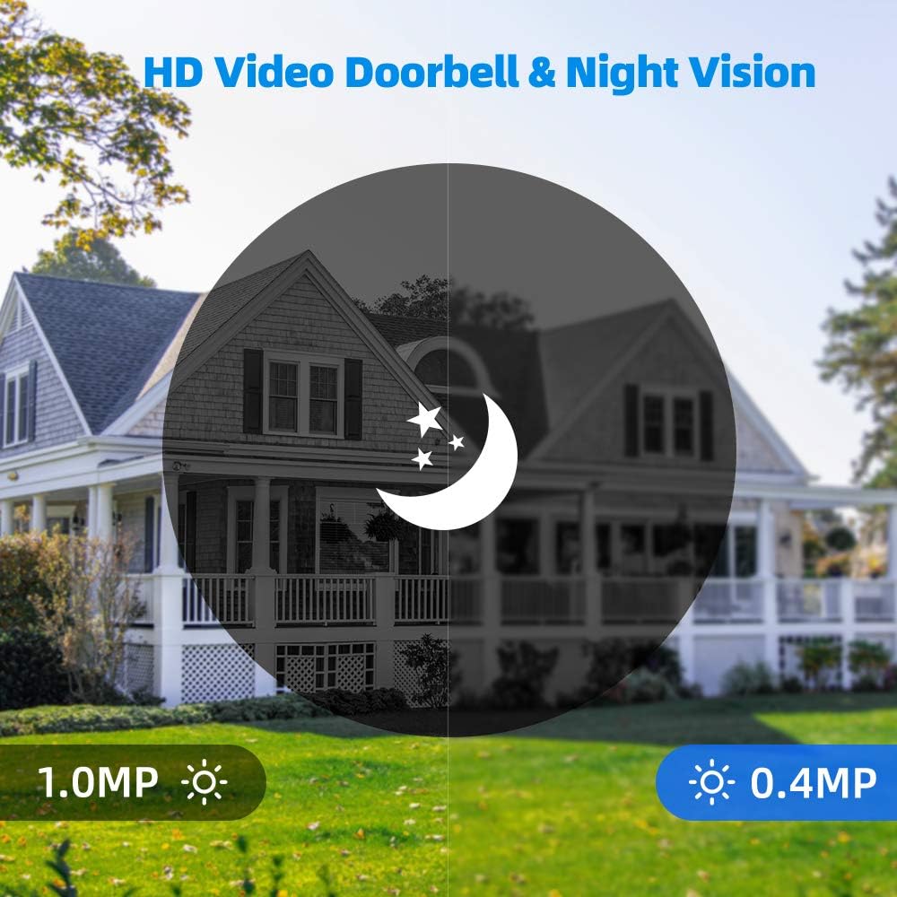 Wired Video Doorbell Intercom System with Camera J777426