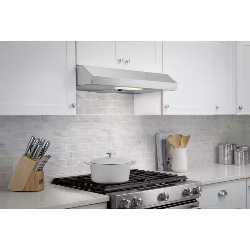 30 in. 240 CFM Convertible Under Cabinet Range Hood in Stainless Steel R809
