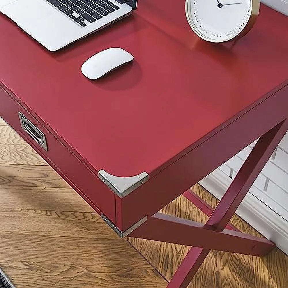 White Computer Desk with Drawers V157938
