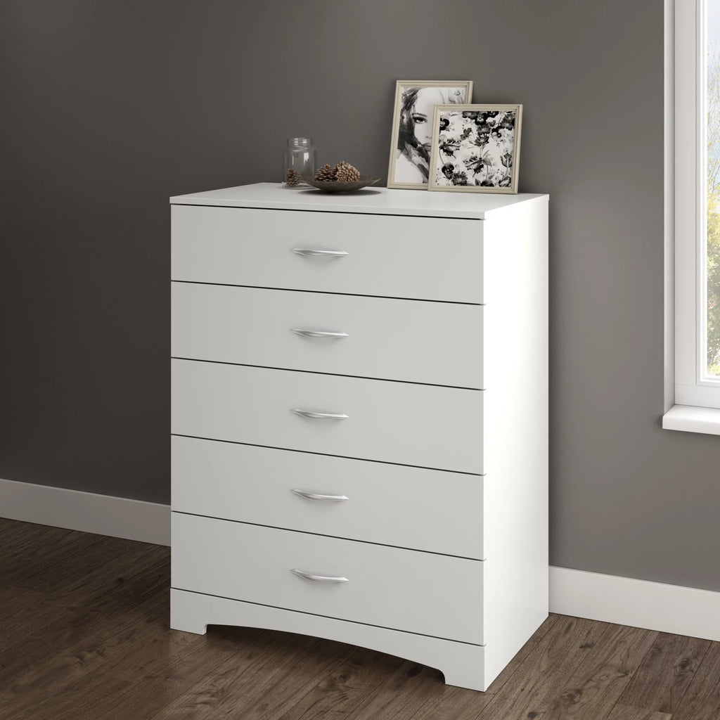 5 Drawer Dresser Pure Black C72777